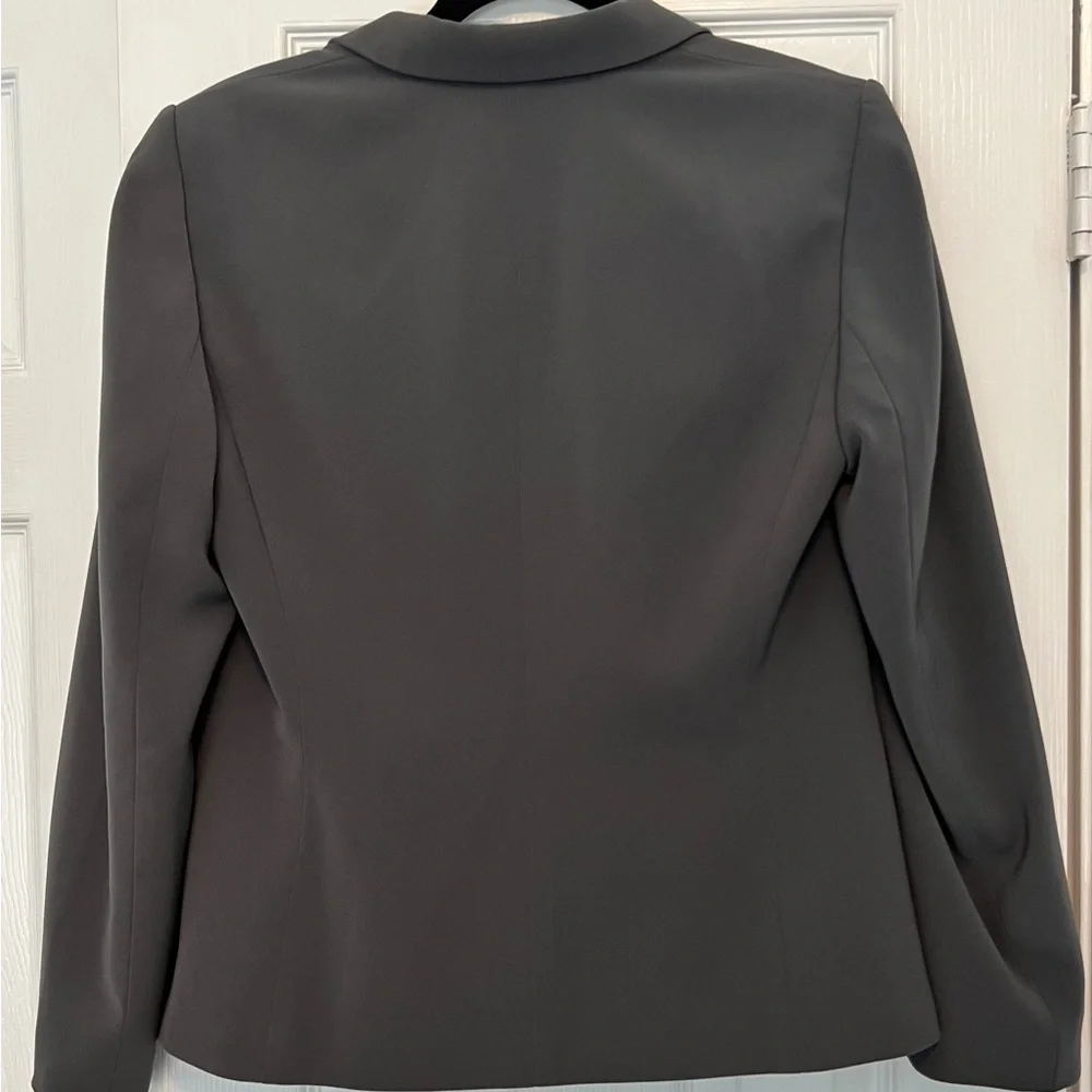 Tahari Charcoal Blazer - Picture 7 of 9